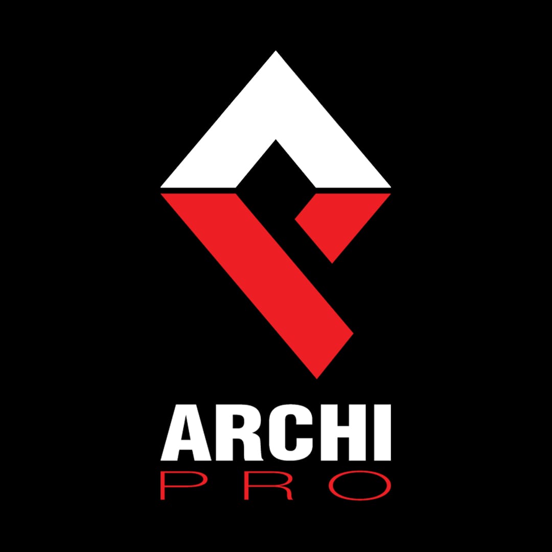archi pro projektni biro logo whire red
